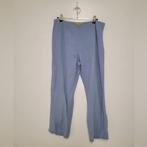Sigrid Olsen Silk Linen Blend Pants sz 6P MIPU2794